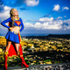Illustration for article titled Supergirl and Storm Reign Over Hawaii In This Fantastic Photoshoot